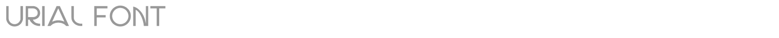 Urial font preview
